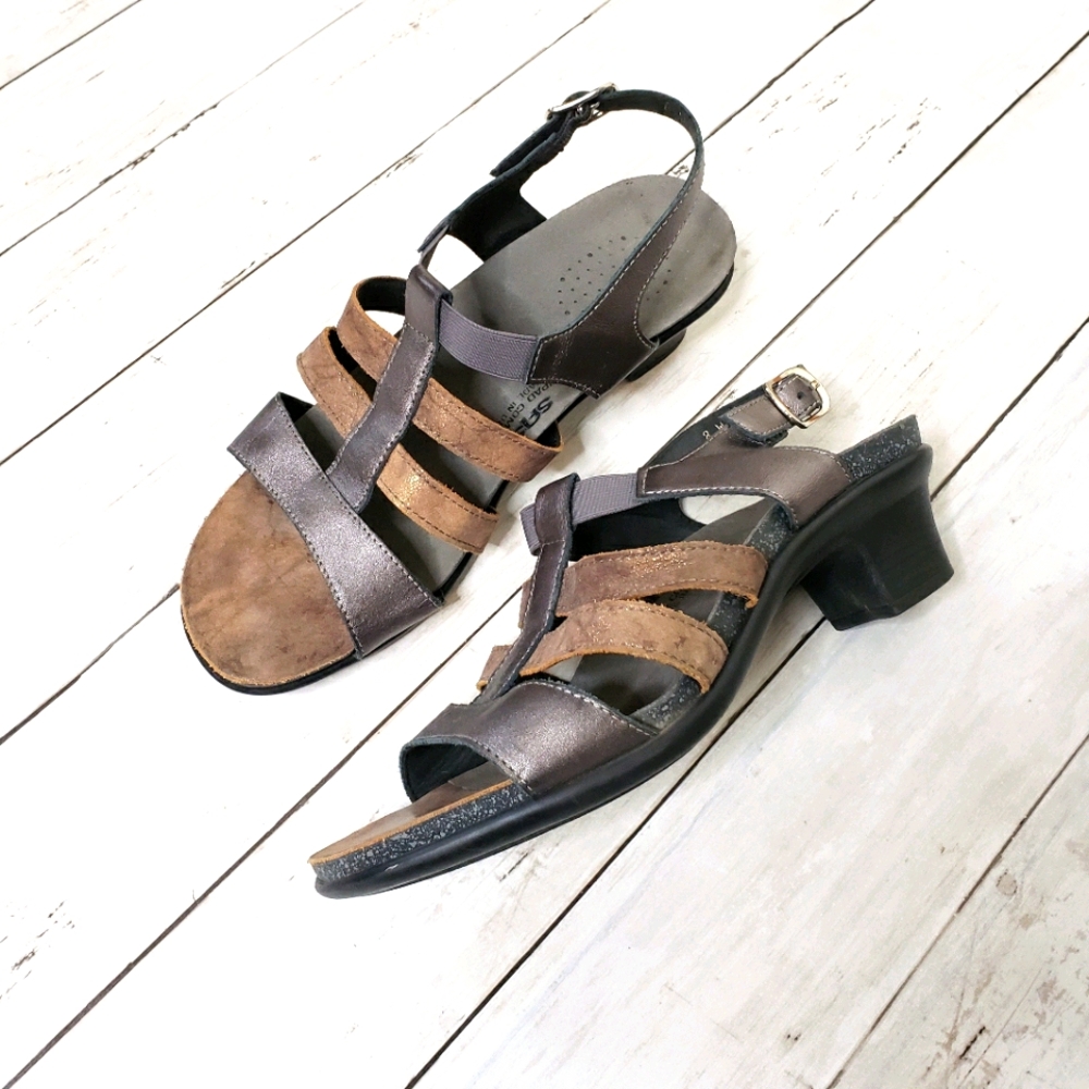 SAS Sandals 8 WIDE Allegro Heel Strap Santolino